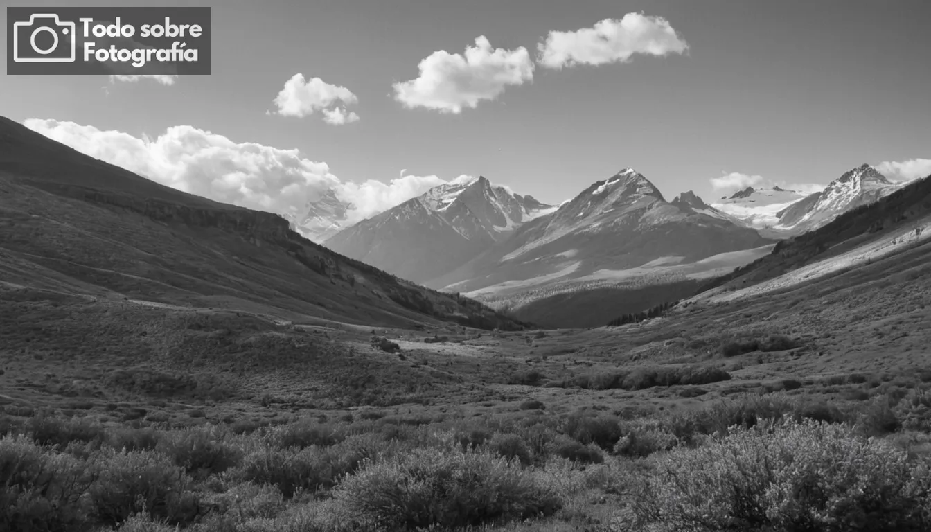 Paisajes salvajes, fotografía negra y blanca, figuras icónicas, paisajes montañosos, desierto prístino, activismo ambiental, retratos históricos fotógrafos, elementos de preservación de la naturaleza