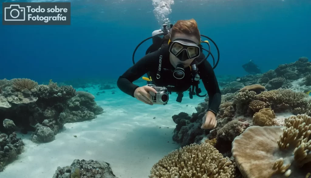 Divers explore underwater