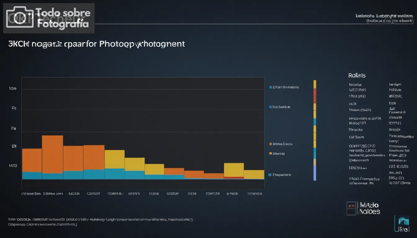 equipo de fotografía profesional, gráfico de comparación técnica, gráficos de interfaz de software, especificaciones detalladas de productos, imágenes de alta resolución, imágenes de reducción de ruido, elementos gráficos de interfaz de usuario, iconos coloridos, formato de ilustración lado a lado, elementos de diseño atractivos visuales