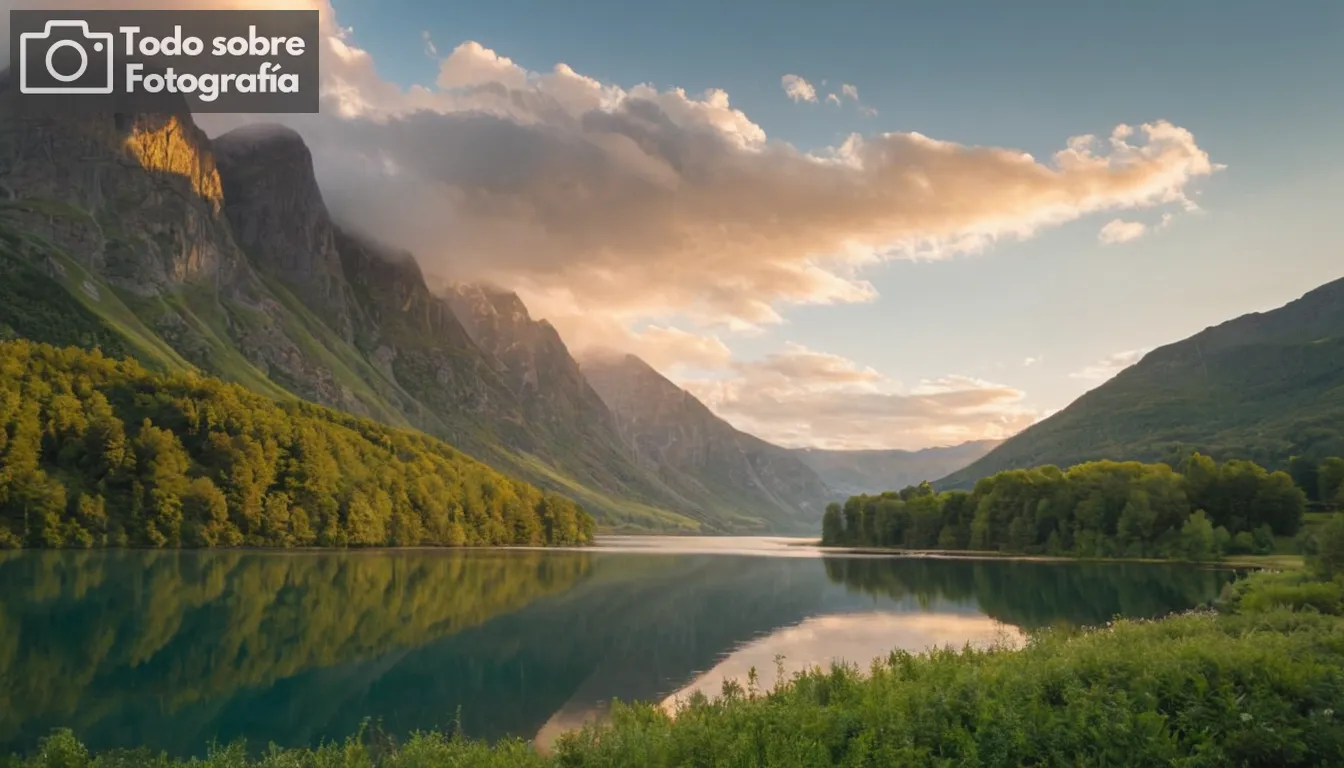 - La imagen de cubierta retrata impresionantes fotos de paisaje; montañas que se elevan contra un cielo vibrante; exuberantes valles verdes y lagos serenos reflejan agua cristalina; la niebla etérrea vela parcialmente la cumbre; suave y difundido sol de hora dorada baña la escena