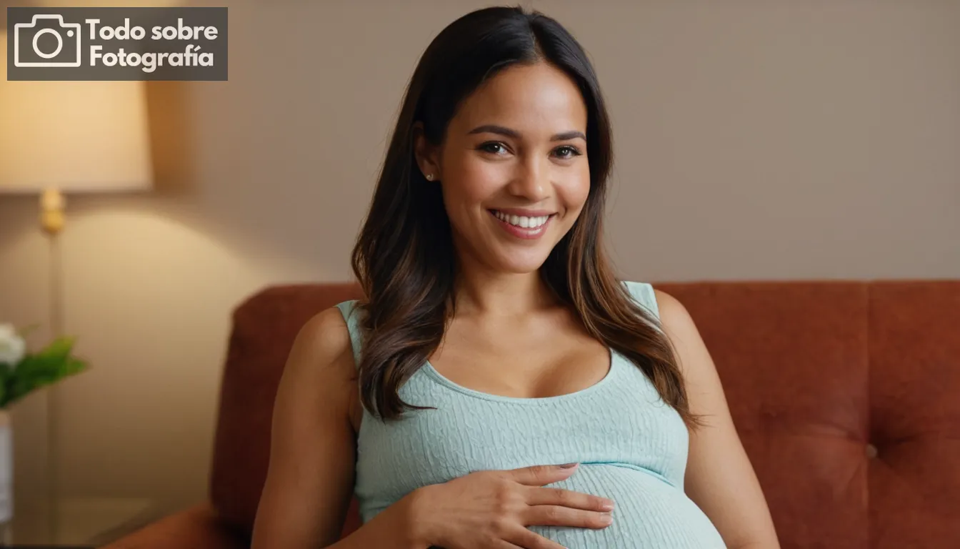 Diversas imágenes de embarazo de diferentes culturas; mujeres seguras y radiantes sonriendo o e
<center><img decoding=