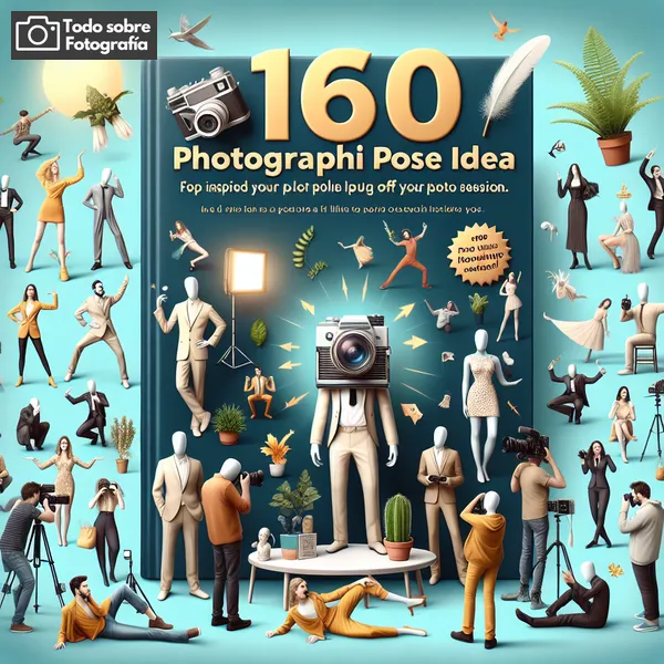 Guía definitiva con 160 ideas de poses fotográficas para impresionar en tus sesiones de fotos. ¡Inspírate y saca tu mejor pose!