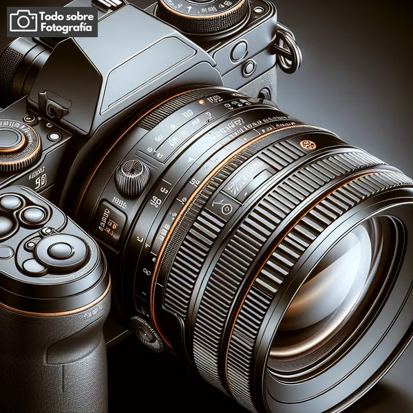 Imagen de una cámara profesional con lente de alta calidad lista para capturar momentos inolvidables, ilustrando la guía completa de consejos de fotografía profesional.
